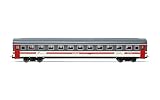 Lima HL4050 FS UIC-Z1 Intercity Giorno 2. Klasse, Blaue Lackierung mit rotem ST-Modell, Eisenbahnfahrzeuge – Reisebusse