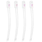 Fafeicy 4-teilige Keramische Thermosicherung, Quadratischer Temperaturregler, 125 ℃ Anwendbare Temperatur, Maximal 15 A Strom, Kann Den Stromkreis Schnell Unterbrechen