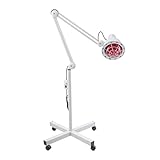 Dhouse 275W Infrarottherapie Infrarotlampe Infrarotstrahler Infrarot Lampe mit Bodenstativ Rotlichtlampe Wärmelampe Therapielampe Heizlampe Wärmetherapie Heizung Rotlichtlampe