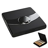 Klarinettenblatt Kartenetui, Stimmzungen Klarinette und Saxophon Aufbewahrungskoffer, Saxophon Clarinet Reed Case, mit Feuchtigkeitsregulierung, Wasserdicht und Sturzsicher, Blätteretui