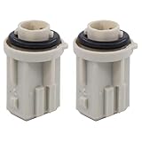 Doo Engy Lampenfassung Lampenträger Frontscheinwerfer Standlicht Sockellampengehäuse links und rechts für Transporter T4 Golf 2 Caddy Je-tta 2 Polo Sci-rocco LT 35 28 28-35