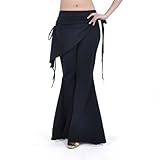 Hoerev Bauchtanz Tribal Hose, Yoga, Halloween-Kostüm, Größe klein