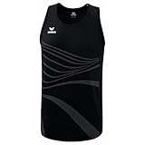 Erima Herren Racing 2.0 Funktionelles Singlet (8282304), schwarz, L