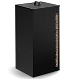 IDMarket - Pelletbehälter 30 kg schwarz Pelletlagerung 35 x 35 x 53,5 cm