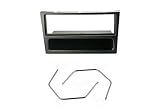 Audioproject A147 - Autoradio Einbauset Radioblende - kompatibel für Opel Corsa C Combo Omega B Astra G Vectra C Meriva A Agila Tigra Signum Renault Suzuki - Entriegelungsbügel schwarz