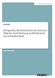 Erfolgreiche Werbetechniken im Zeitraum 2000 bis 2019. Werbung im Wettbewerb um Aufmerksamkeit