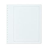 Leuchtturm 335916 Kabe Blatt albúm Neutral, Rolle mit Schwarz Rand und cruadriculada
