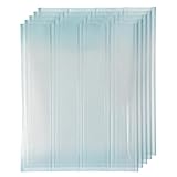 Jaxguom FRP-Trapezblech Wellplatten 2mm FRP-Tageslichtplatten für dach Dachplatten Wellbahn Profilplatten Trapez Ersatzplatten -frostbeständig & UV-beständig 5 Stück