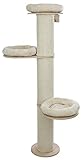 Kerbl Pet Kratzbaum Dolomit Tower, Ø38cm Höhe 187cm, beige