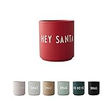 Design Letters Lieblings becher SANTA | Weihnachts tasse mit Spruch | Perfekte Weihnachts und Neujahrskollektionsgeschenke für Familie, Freunde | Camping kaffeebecher porzellan | weihnachtsgeschirr