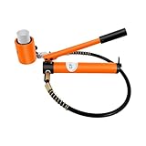 Hydraulik Handpumpe, 20T 50mm Hydraulischer Zylinder, Hydraulikzylinder Presse Hydraulikzylinder, Manuelle Hydraulische Pumpe mit Manuelle Hydraulikpumpe 70Mpa 350CC Hydraulikzylinderheber