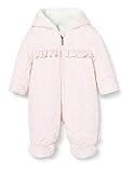 Sanetta Baby-Mädchen Outdooroverall rosa Winter-Overall in mädchenhaftem Kidswear perfekt für die kalte Jahreszeit, 068