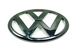 Volkswagen 1J0853601A041 VW Zeichen Emblem schwarz Logo Kühlergrill vorn, nur für Golf 4 (Typ 1J)