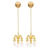 Enwye 2 Stück Puppenhaus Deckenleuchte 1:12 Puppenhaus Kronleuchter Miniatur Lampe Mini Hängeleuchte Miniatur Kronleuchter Mini Deckenlampe Gold