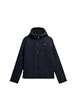 Superdry Herren Kapuzen-Softshell-Trekkerjacke Finster Marineblau L