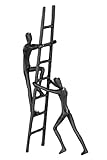 Gilde Design Skulptur Figut - Teamwork - Eisen - braun - Höhe 23,5 cm