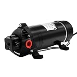 HUOMMGS 6 L/Min Kreiselpumpe Selbstansaugend Kreisel Pumpe 11Bar Gartenpumpe mit Anti Vibrations Pad 1m Ansaughöhe Wasserpumpe 120W Garten Pumpe Stahl Kreiselpumpe für Landwirtschaft