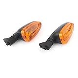 TLLDLL Für B=MW F800ST R1200GS F650GS Motorrad Klare Blinkeranzeige F800GS F800R F800S K1300R HP2 Enduro Megamoto Blinker Bernstein,