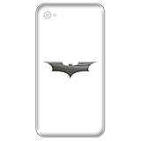 GreenIT 6 Stück 5cm Batman Fledermaus Handy Smartphone Auto Aufkleber Tattoo die Cut Decals Deko Folie (Chrom)