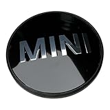 Mini 36131171069 Original-Radnabenabdeckung, schwarz, mit Mini-Schriftzug, 50 mm
