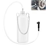 Zocipro 1L Bremsflüssigkeitsbehälter, Bremsen Entlüften Bremsflüssigkeit Behälter mit 70cm Schlauch und Universal Gummi-Adapter Bremsenentlüftungsgerät den Austausch von Bremsöl