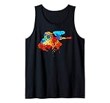Paintball Gotcha Maske Hopper Team Markierer Sport Färbung Tank Top