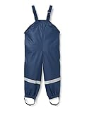 Playshoes Matschhose Regenlatzhose Ungefüttert Unisex Kinder Wind- und wasserdichte Regenhose Regenbekleidung, marine, 116