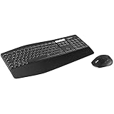 Logitech MK850 Performance Kabelloses Tastatur-Maus-Set, Bluetooth, 2.4 GHz Verbindung via USB-Empfänger, 24 bis 36-Monate Akkuleistung, Handballenauflage, Deutsches QWERTZ-Layout, Schwarz