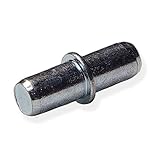 100 Stück Bodenträger Ø5mm MADE IN GERMANY rostfrei Regalbodenträger Fachbodenträger Regal Stifte