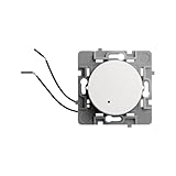 DEBFLEX - Casual Evo – Druckschalter – Wandschalter mit Kontrollleuchte für Lichtsteuerung – schnelle Installation – ABS – Unterputz – Weiß – 48 x 48 x 41 mm