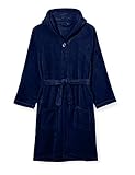 Playshoes Unisex Kinder Fleece-Bademantel, Morgenmantel 340104, 11 - Marine, 158-164