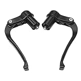 Feriuzymix 2-teiliges Fahrrad-Bremshebel-Set, Lenkerende, Aero, Bar, Mountainbike, Straße, Triathlon
