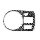 Kohlefaser-Autozubehör, Zierleiste, Dekoration für Audi A3 S3 8P 2006 2007 (klassisches Schwarz, Scheinwerfer-Steuerrahmen 03)