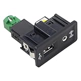 USB Aux-in Buchse USB Anschluss Stecker Aux In Adapter für Passat B8 Transporter T6 Golf 7 Golf VII Beetle 5C für Sharan 7N Caddy für Crafter für Jetta für Amarok Arteon Camper Alhambra Ibiza Leon 5F