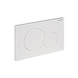Geberit 115770115 Betätigungsplatte Sigma01, Kunststoff für 2-Mengen-Spülung 1 Stück