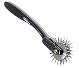 Nadelrad, Nervenrad, Zackenrad nach Wartenberg für Sensibilitätstest, Neurologisches pinwheel Neurotest Rostfrei 17 cm 1 rad, Schwarz
