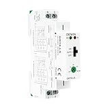 DEWIN Zeitrelais 230V, GRT8-LS Din Schienen Treppenlicht-zeitschalter 0,5-20 Minuten Verzögerung Korridor-Lichtschalter 16A AC 230V