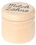 GOKI GK202 - Holzdose Milch Zähne, Milchzahndose