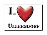 Enjoymagnets ULLERSDORF (SN) Souvenir Deutschland Sachsen Fridge Magnet KÜHLSCHRANK Magnet ICH Liebe I Love