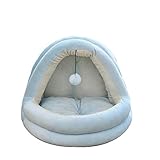Dog bed Cat Nest Vier Jahreszeiten universal neues Haustier Katzenhaus Nestmatte Zwinger (Color : Blue)