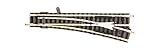 9179 N Fleischmann Piccolo (mit Bettung) Weiche, rechts 111 mm 15 ° 430 mm 1 St.