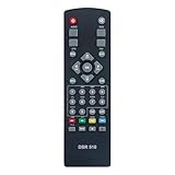 AULCMEET DSR510 Ersatzfernbedienung Kompatibel mit Schwaiger Full HD Mini Digital Satellite Receiver Recorder Dsr-510 DXH-101 Fs10p+ 3600 MX-100 Fs10p 3610 i-Sat-500s DXH-12 DXH-3 DXH-11