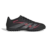 adidas Unisex Predator Club Turf Football Boots Fußballschuhe, core Black/Grey Four/Lucid red, 44 EU