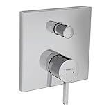 hansgrohe Wannenarmatur Finoris, Unterputz Badarmatur für 2 Funktionen, Chrom