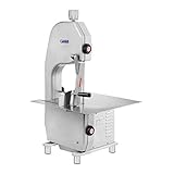Royal Catering RCBS-1650.1ECO Knochensäge Elektrisch Knochenbandsäge Fleischsäge Edelstahl (880 W, Schnittstärke bis 180 mm, Arbeitsfläche 440 x 460 mm)
