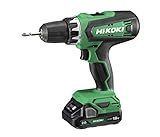 HiKOKI Akkuschrauber DS18DF (Li-Ion, 18 V, 2 Gang, 53 Nm, LED-Licht, Koffer, inkl. 2 x 2.0 Ah Akku und Ladegerät)