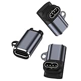 USB-C Adapter 3 Stück Type C ladekabel uhr kabel Kompatibel mit Garmin Fenix 7 pro, 6 6S 6X Pro, Fenix 5 5S 5X Plus, Forerunner 165 265 965 955 45 55 255,Vivoactive 3,Venu 2,Instinct 2,Ladegerät