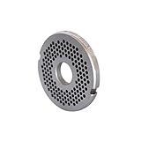 Wolfcut Lochscheiben codiert mit 2 Nuten kompatibel mit Fleischwolf FEUMA TW-H82 Werkzeugstahl (3,5 mm)