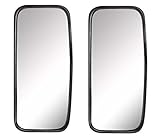 2x LKW, Transporter oder Bus Spiegel universal 42 x 20 cm Größe mit flexibler Halterung SET