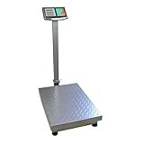 Plattformwaage bis 500 kg, elektronische Paketwaage, Ladenwaage, Postwaage, Digitalwaage, professionelle Wägeplatte, wagPRO P500 HDWR